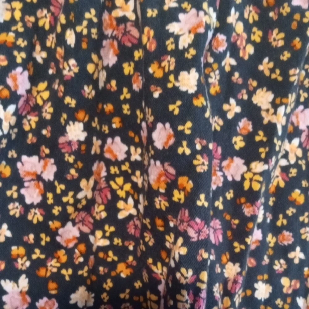 Old Navy Baby Girl Floral Puff Sleeve Top & Bloomer Set 6-12M
